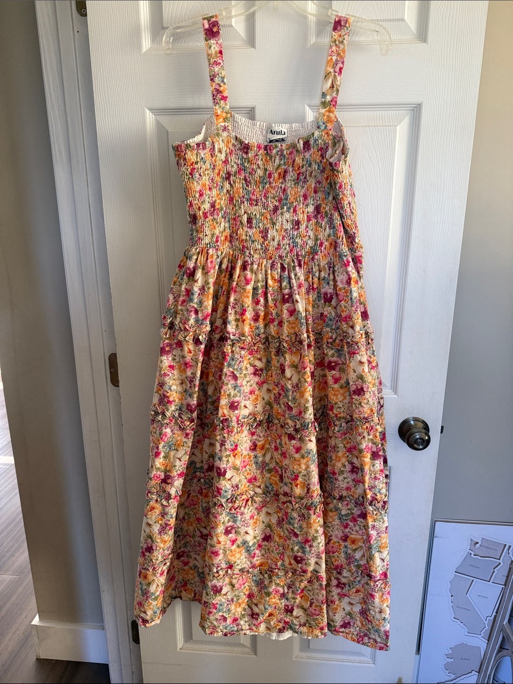 Arula women’s dress, fully lined, size A (1X)